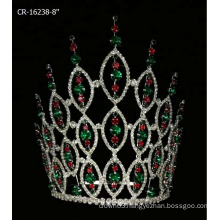 8 Inch Rhinestone Pageant Crown King Tiara